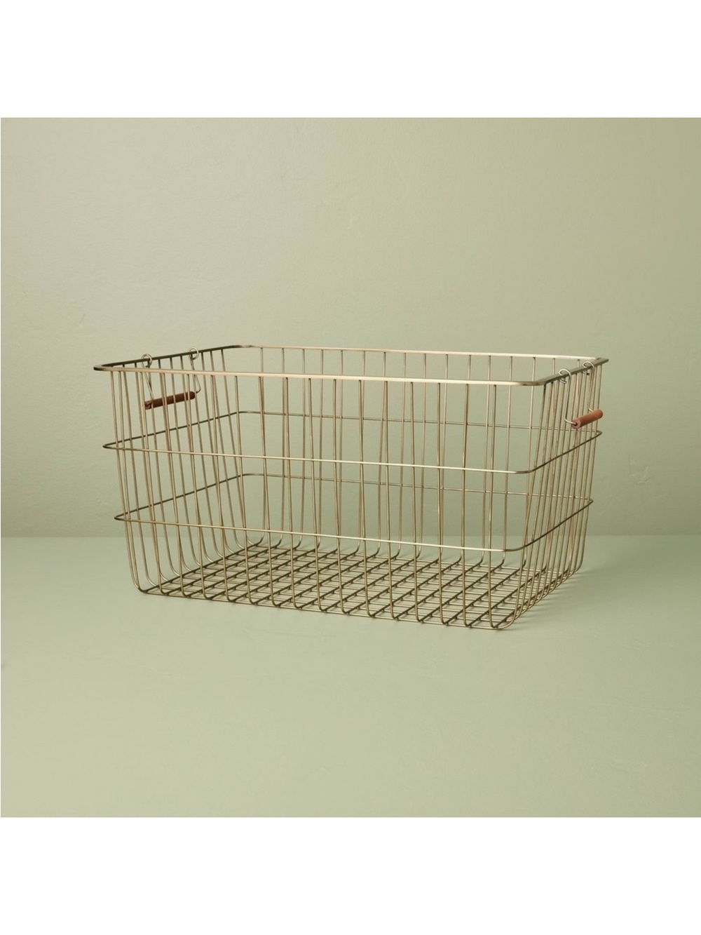 NEW! Large Rectangular Brass Wire Storage Basket
Hearth & Hand w/Magnolia, Large